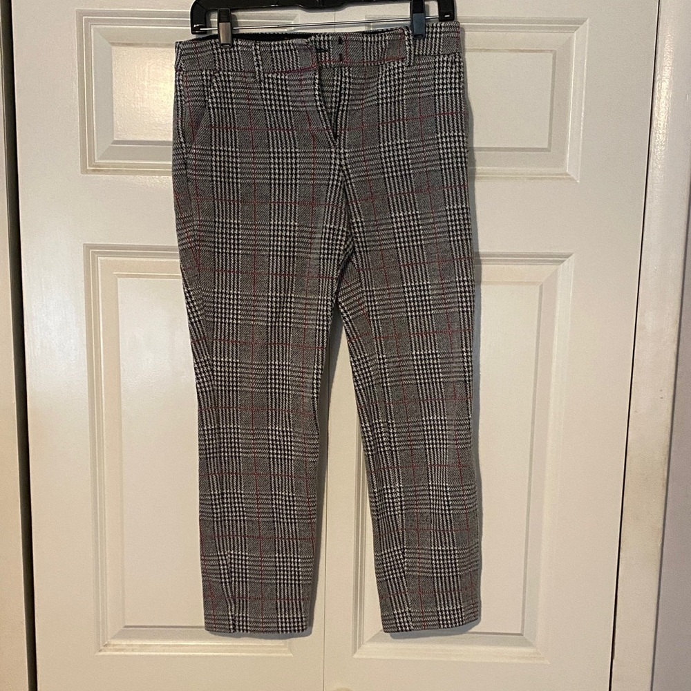 Express Women’s Checkered Pants - Black, Gray, Red